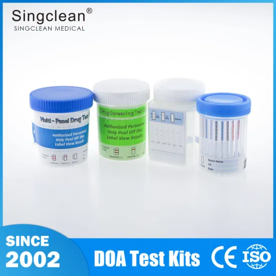 Singclean Quick Profile One Step Lab Test per droghe d'abuso di urina per test di abuso di sostanze